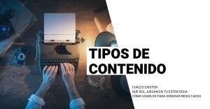 tipos de contenidos para web y redes sociales
